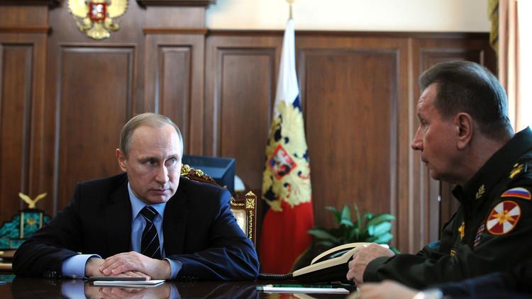 بوتين يقرر إنشاء الحرس الوطني الروسي لمكافحة الإره