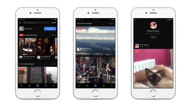خدمة فيسبوك الجديد تنافس البث على الانترنت والبث ا