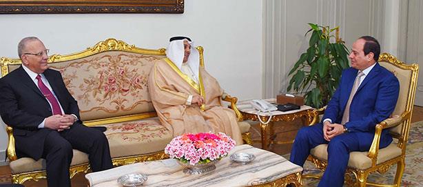 لقاء الرئيس السيسي بالوزير الكويتي
