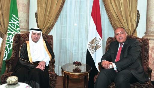  وزير الخارجية السعودي عادل الجبير مع وزير الخارجي