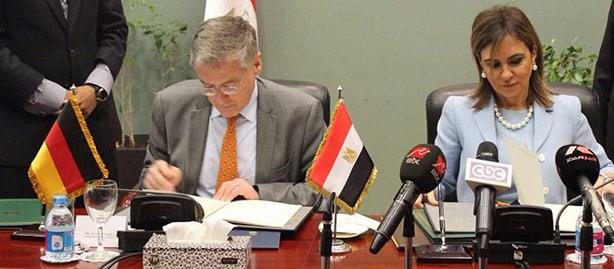 مصر توقع اتفاقيتين مع ألمانيا 