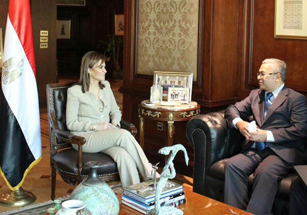 وزيرة التعاون الدولي مع سفير إندونيسيا لدى القاهرة