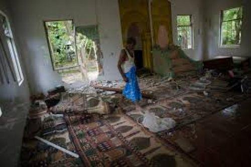 تدمير مسجد بميانمار