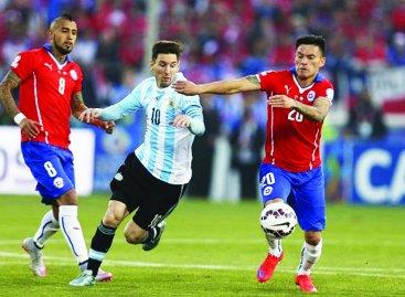 مباراة تشيلي والأرجنتين