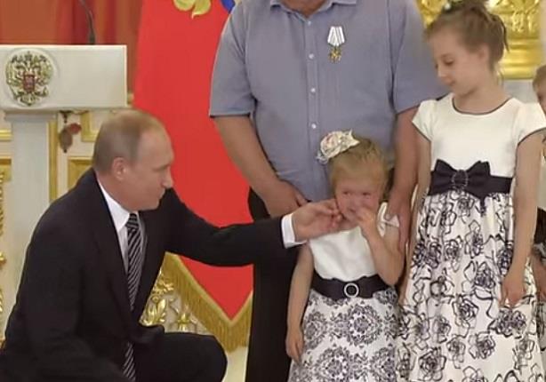 الرئيس الروسي مع الأطفال بمناسبة يوم الطفل العالمي