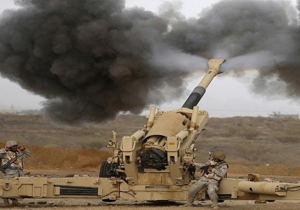 قوات الجيش تقصف تجمعات إرهابية بالمدفعية