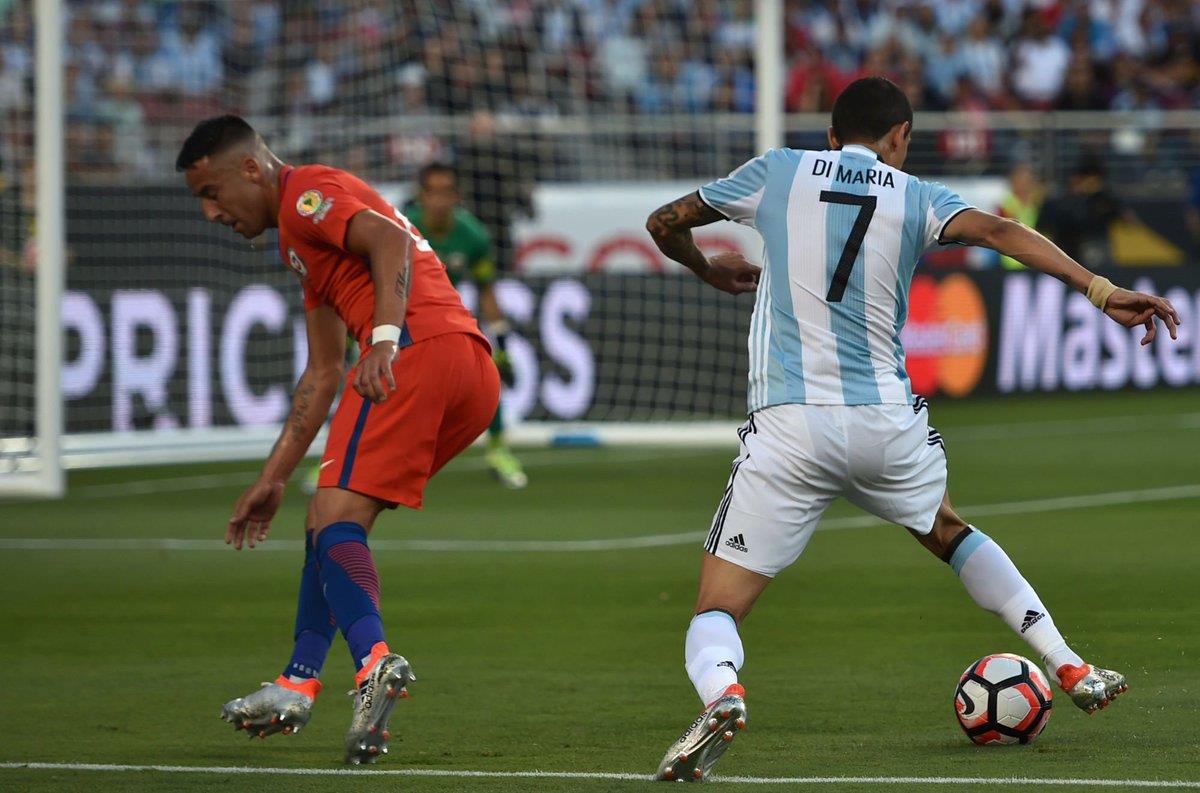 مباراة الأرجنتين وتشيلي 