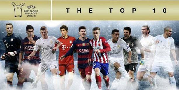 يويفا يعلن قائمة المرشحين لجائزة أفضل لاعب في أورو