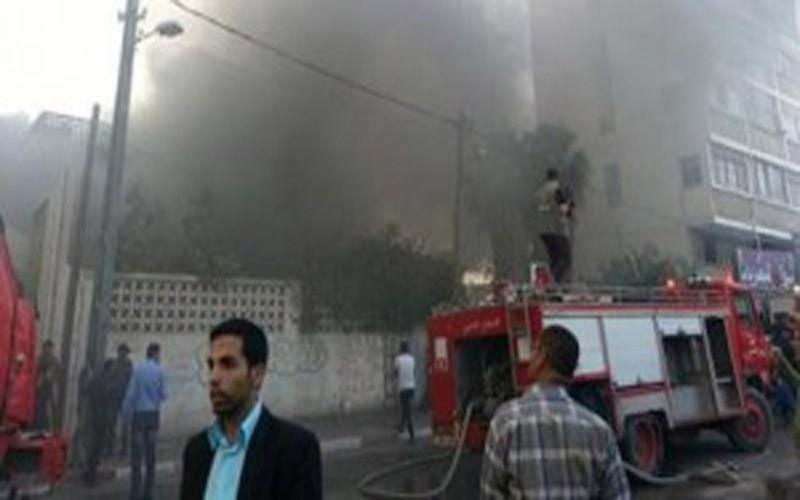 حريق في مستشفى ببغداد