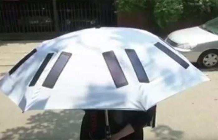 بالفيديو: مظلة ذكية تساعد الحجاج على تخطي مشاق الح