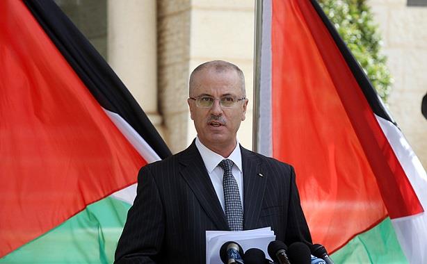 رئيس الوزراء الفلسطيني وزير الداخلية رامي الحمد ال