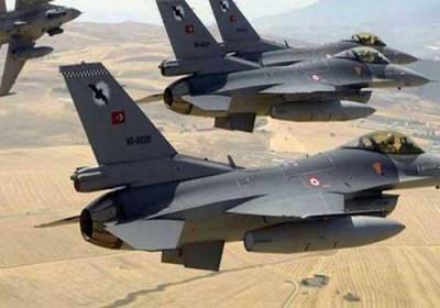 القصف التركي على مواقع حزب العمال الكردستانى
