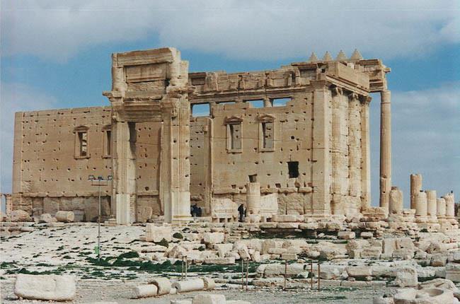 معبد  بعل في تدمر السورية