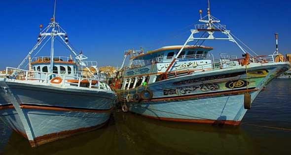 ميناء الأتكة للصيد بمحافظة بالسويس