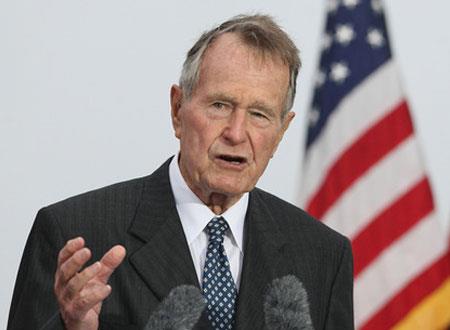 تولى بوش الأب رئاسة الولايات المتحدة مطلع تسعينات 