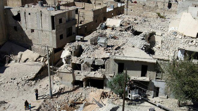 تتعرض حلب لقصف جوي متواصل منذ فشل اتفاق الهدنة في 