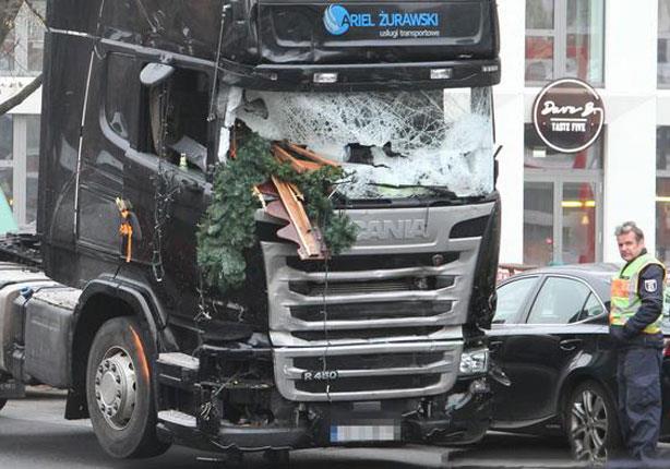 الشاحنة المستخدمة في هجوم برلين