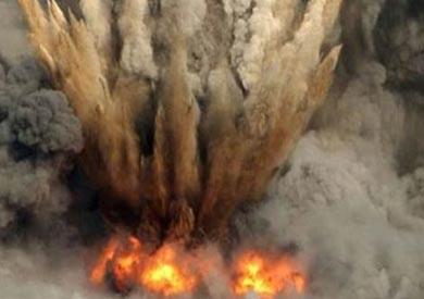 انفجار دانة من مخلفات الحروب