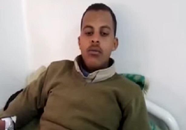 المجند أحمد عبدالعظيم أحد مصابي كمين النقب