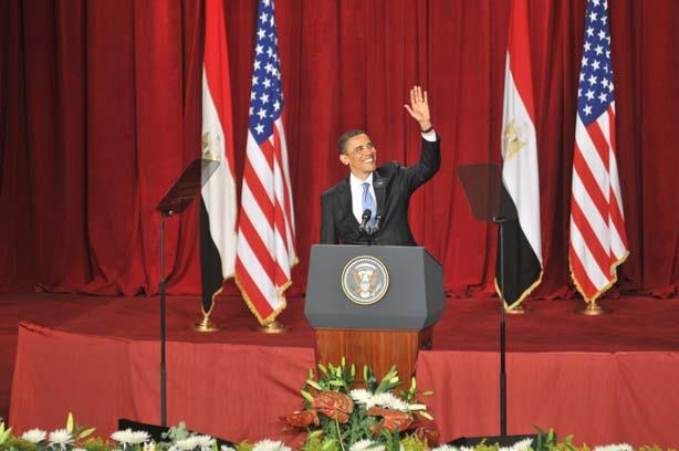 باراك أوباما بجامعة القاهرة