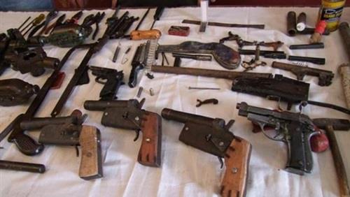 ورشة لتصنيع الأسلحة في بني سويف