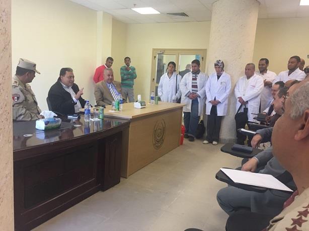 وزير الصحة يضع اللمسات الأخيرة على مستشفى أسوان ال