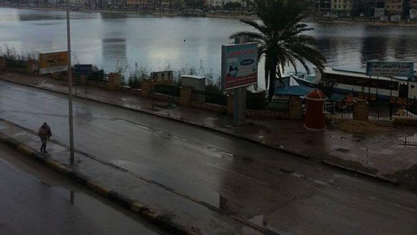 أمطار غزيرة في دمياط