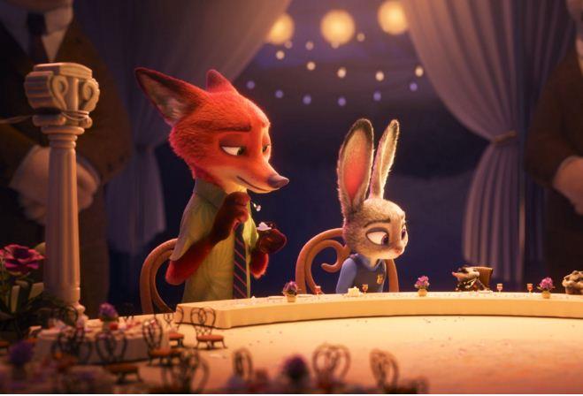 مشهد من فيلم zootopia