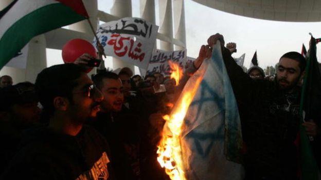 مظاهرة مناوئة لإسرائيل في الكويت