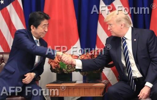 لقاء رئيس الوزراء الياباني والرئيس الأمريكي