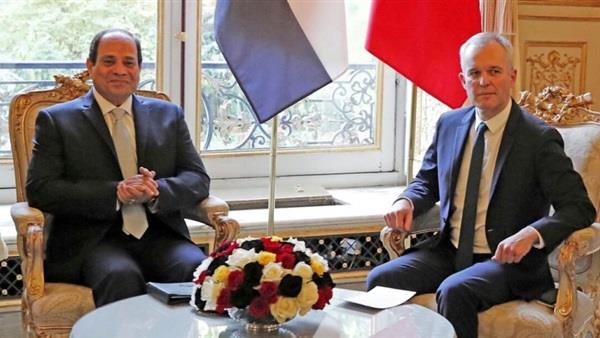 وزير الداخلية الفرنسي والرئيس السيسي