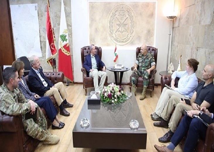 أمريكا ولبنان يبحثان تعزيز التعاون العسكري بين الب