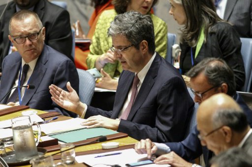  السفير الفرنسي في الامم المتحدة فرنسوا ديلاتر.