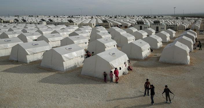 مخيم الزعتري للاجئين السوريين بالأردن