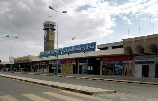 توقف حركة الملاحة الجوية في مطار صنعاء الدولي