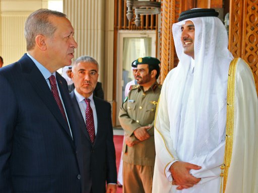 أمير قطر ورئيس تركيا 
