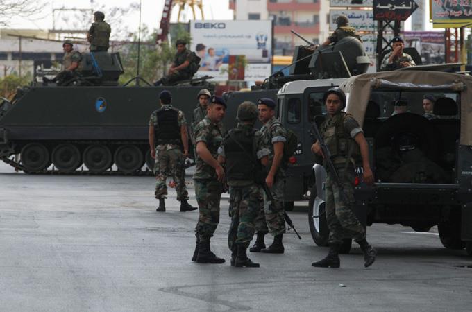 حاجز للجيش اللبناني