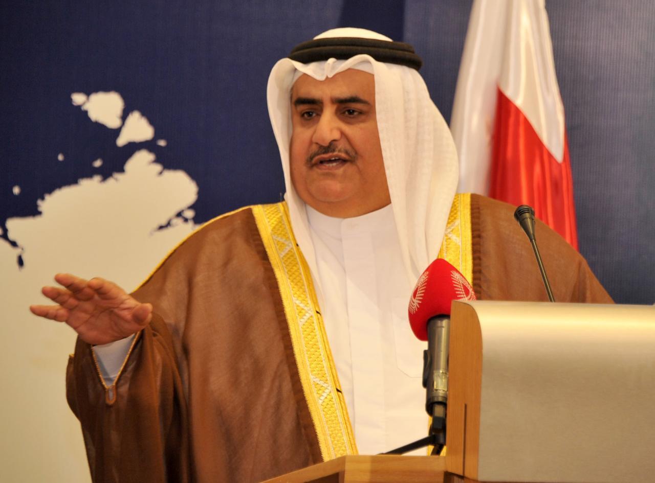 وزير الخارجية البحريني الشيخ خالد بن أحمد بن محمد 