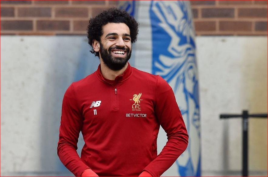 محمد صلاح في تدريبات ليفربول