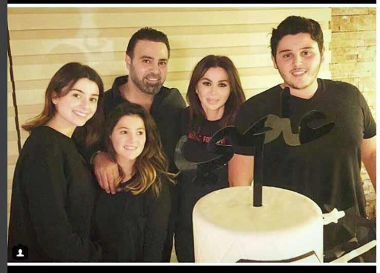  أسرة عاصي الحلاني تحتفل بعيد ميلاده