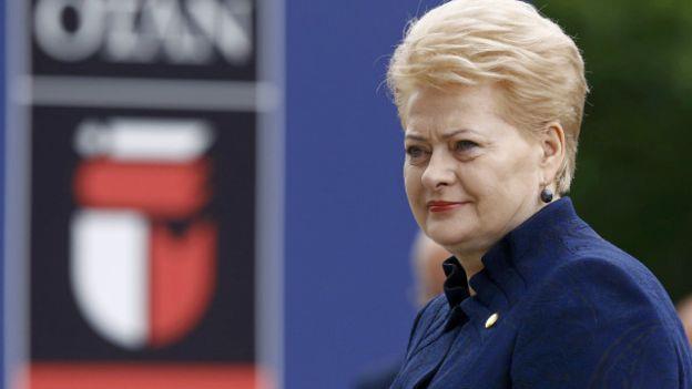 رئيسة ليتوانيا داليا جريباوسكايتي