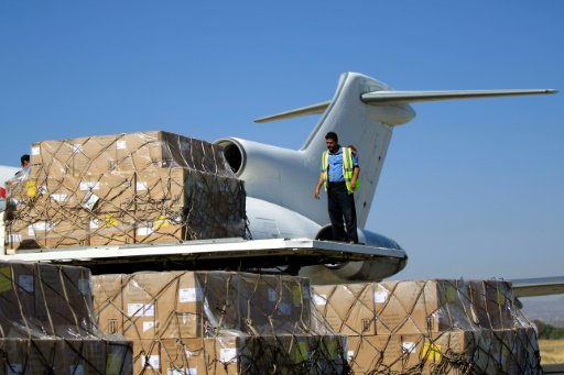 وصول طائرة شحن تحمل أدوية مضادة للملاريا إلى صنعاء