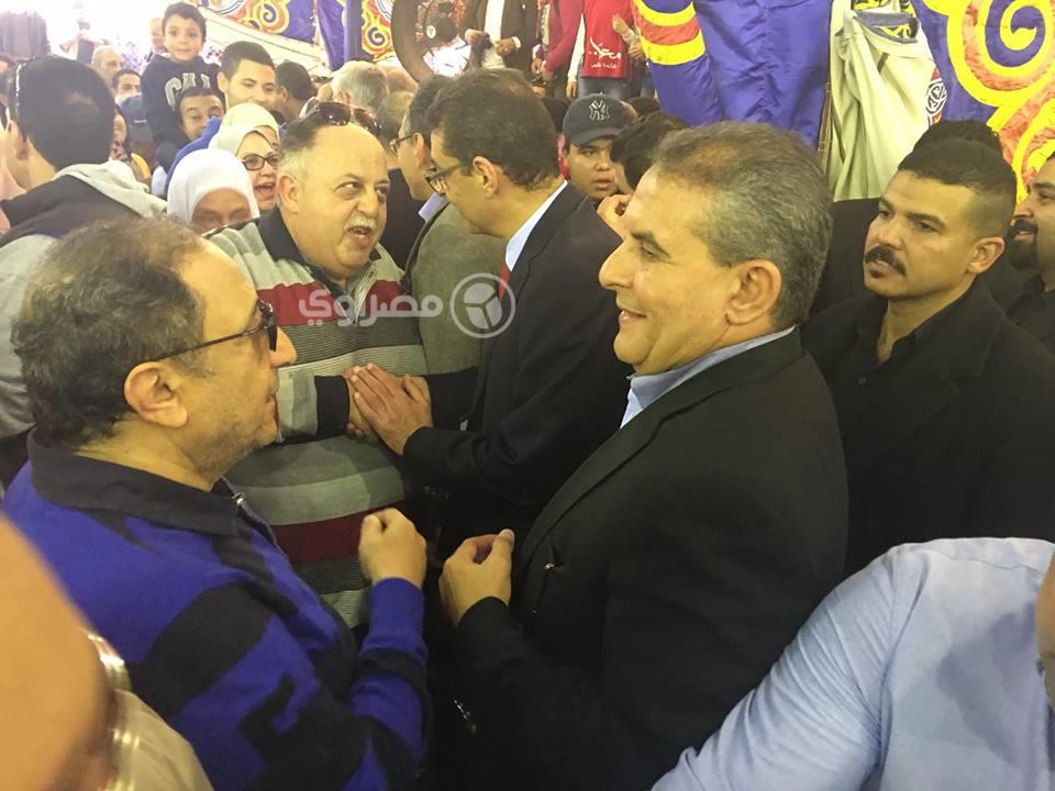 طاهر أبو زيد خلال انتخابات النادي الأهلي 