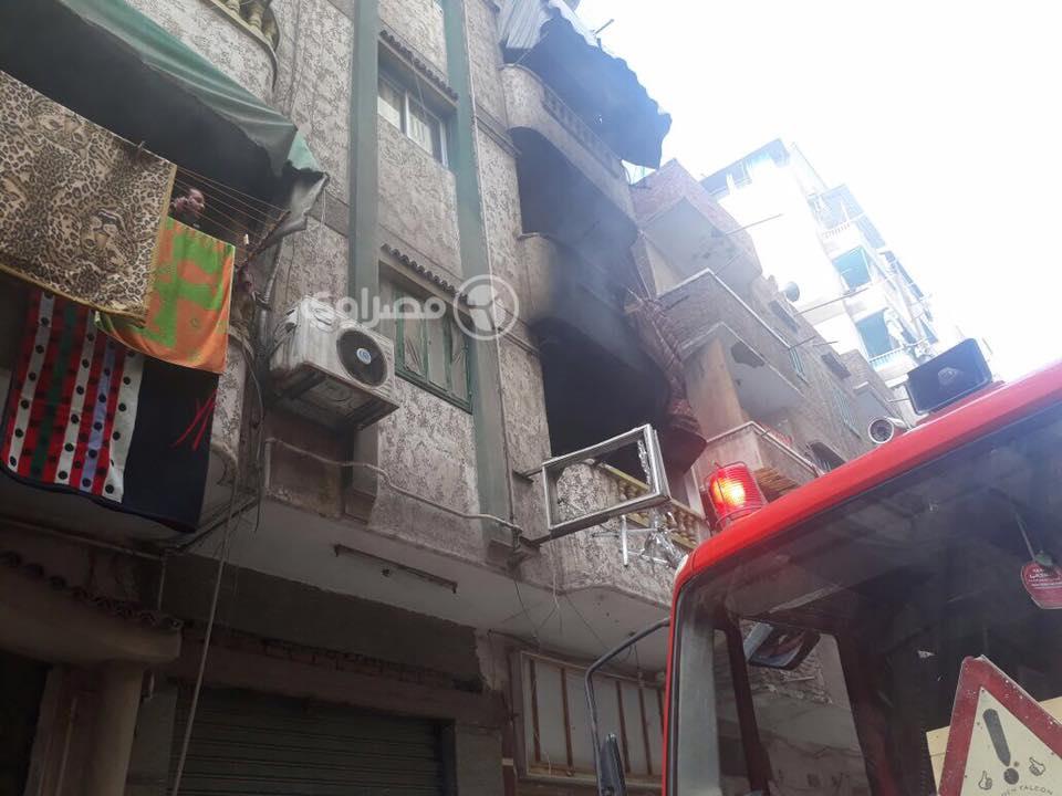 حريق داخل شقة سكنية  أرشيفية