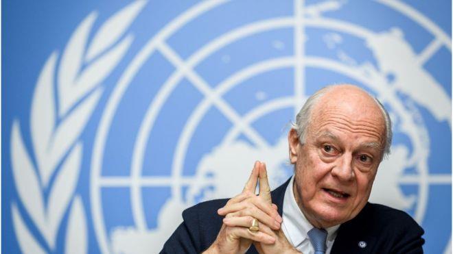 موفد الأمم المتحدة إلى سوريا ستافان دي ميستورا