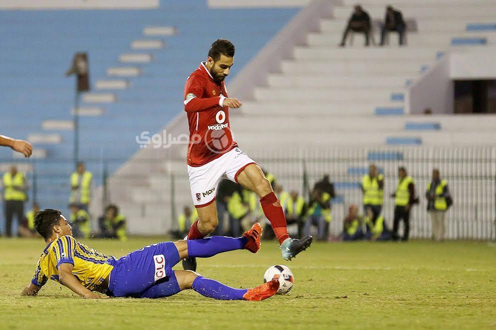 عمرو السولية لاعب وسط الأهلي 