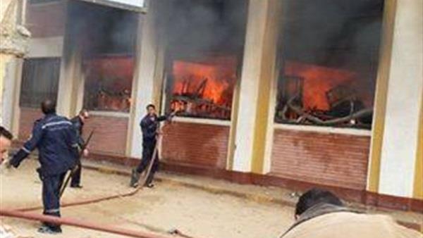 حريق داخل مدرسة - ارشيفية