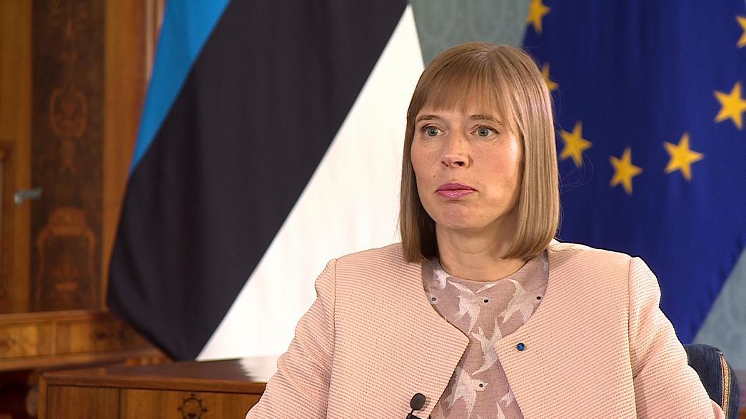 رئيسة إستونيا كيرستى كاليولايد