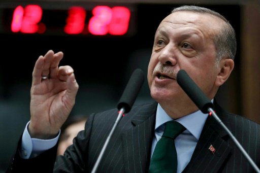 الرئيس التركي رجب طيب اردوغان في صورة ملتقطة في 5 