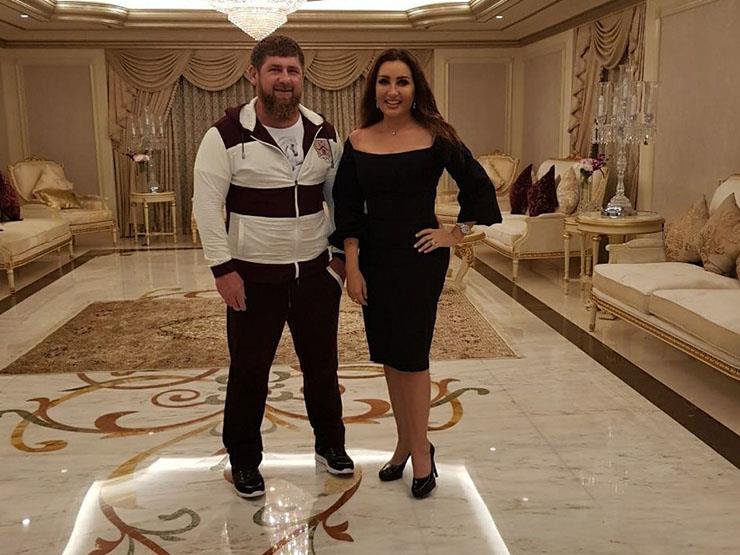 المطربة لطيفة ورئيس الشيشان